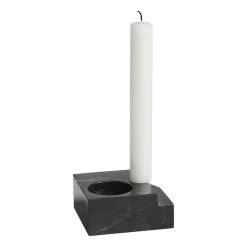 Bougeoirs<Woud 3 photophores en marbre Jeu de dés, Noir