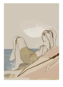 Posters<Anna Bülow Affiche By the ocean, 50x70 cm