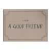 Posters<Kunskapstavlan® Affiche diplôme Good friend 21x30 cm, Dusty rose