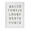 Posters<Kunskapstavlan® Affiche The alphabet watercolour, 50x70 cm