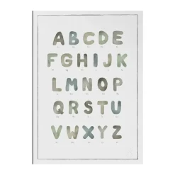 Posters<Kunskapstavlan® Affiche The alphabet watercolour, 50x70 cm