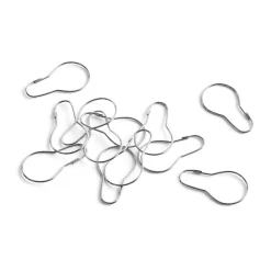 Rideaux De Douche<HAY Anneaux pour rideau de douche (lot de 12), Chrome