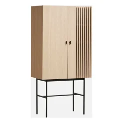 Vitrines & Présentoirs<Woud Armoire Array, 80cm, Chêne pigmenté blanc