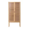 Vitrines & Présentoirs<Audo Copenhagen Armoire avec portes en verre Curiosity 143 cm, Oak