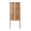 Vitrines & Présentoirs<Audo Copenhagen Armoire avec portes en verre Curiosity 168 cm, Oak