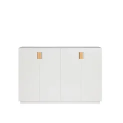 Vitrines & Présentoirs<Asplund Armoire Frame 160 High , white, portes pliantes, 42 cm, natural