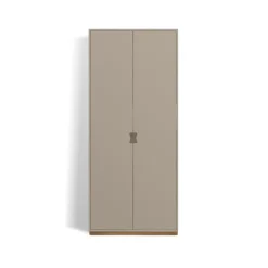 Vitrines & Présentoirs<Asplund Armoire haute Snö F, Dark sand, base en chêne, dj.30 cm