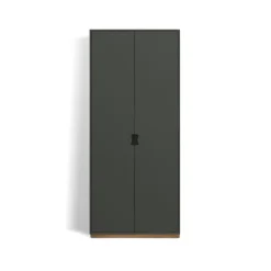 Vitrines & Présentoirs<Asplund Armoire haute Snö F, Green khaki, base en chêne, dj.42 cm