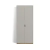 Vitrines & Présentoirs<Asplund Armoire haute Snö F, Light grey, base en chêne, dj.42 cm