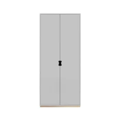 Vitrines & Présentoirs<Asplund Armoire haute Snö F, Light grey, base en bouleau, dj.42 cm