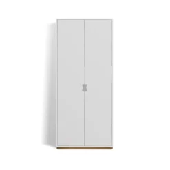 Vitrines & Présentoirs<Asplund Armoire haute Snö F, White, base en chêne, dj.30 cm