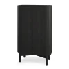 Vitrines & Présentoirs<Northern Armoire Loud tall 143 cm, Black painted oak