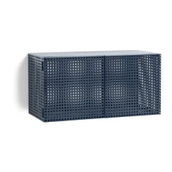 Vitrines & Présentoirs<HAY Armoire murale Perforated Cabinet small, Steel blue