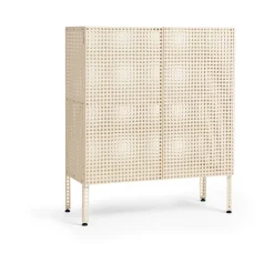 Vitrines & Présentoirs<HAY Armoire Perforated Cabinet medium, Eggshell