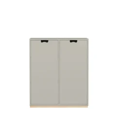Vitrines & Présentoirs<Asplund Armoire Snö E, Light grey,base en bouleau, portes opaques, dj.42 cm