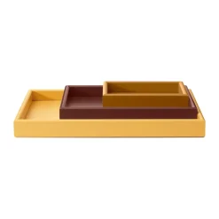 Accessoires Décoratifs|Plateaux Décoratifs<Montana Arrange set de plateaux 3 pièces, Amber-masala-acacia