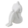 Sculptures & Figurines En Porcelaine<Mette Ditmer Art piece femme assise 14 cm, Off-white