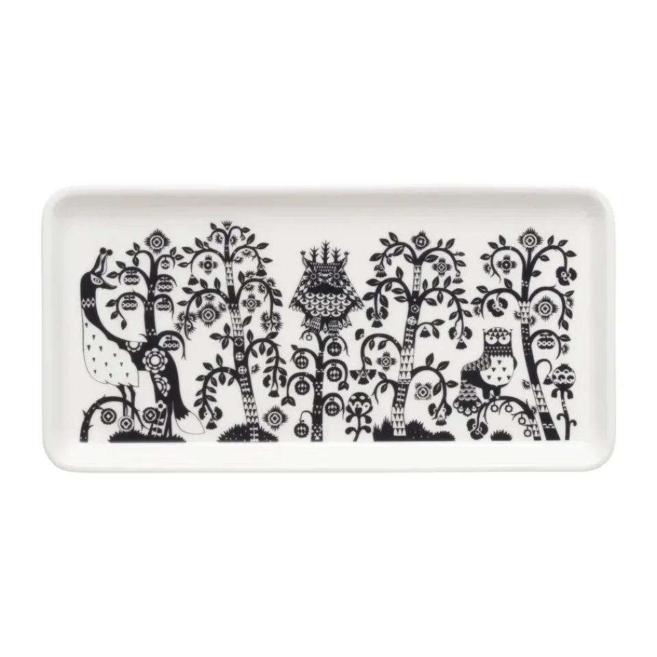 Accessoires Décoratifs|Plateaux Décoratifs<Iittala Assiette Taika 12x24 cm, Noir