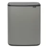 Corbeilles À Papier & Poubelles<Brabantia Bo Touch Bin 60 L, Mineral concrete grey