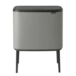 Poubelles À Pédale<Brabantia Bo Touch Bin 3 x 11 L, Mineral concrete grey