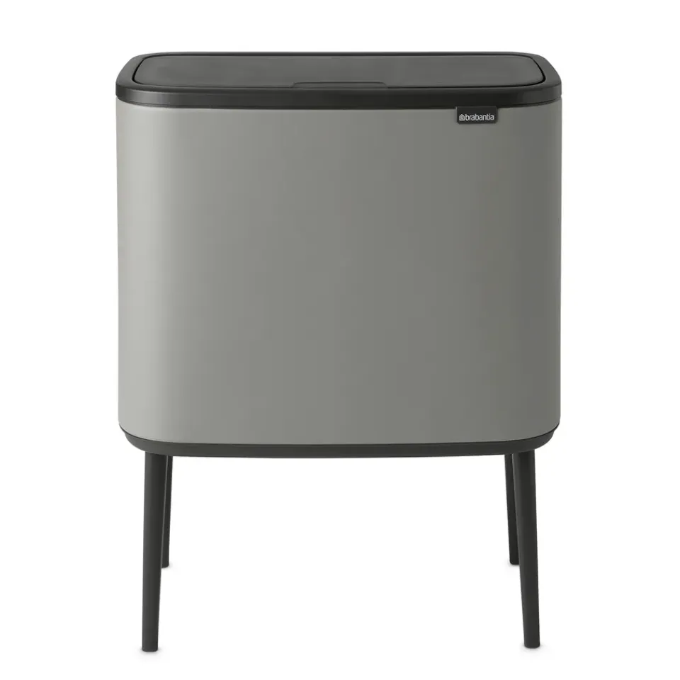 Poubelles À Pédale<Brabantia Bo Touch Bin 3 x 11 L, Mineral concrete grey