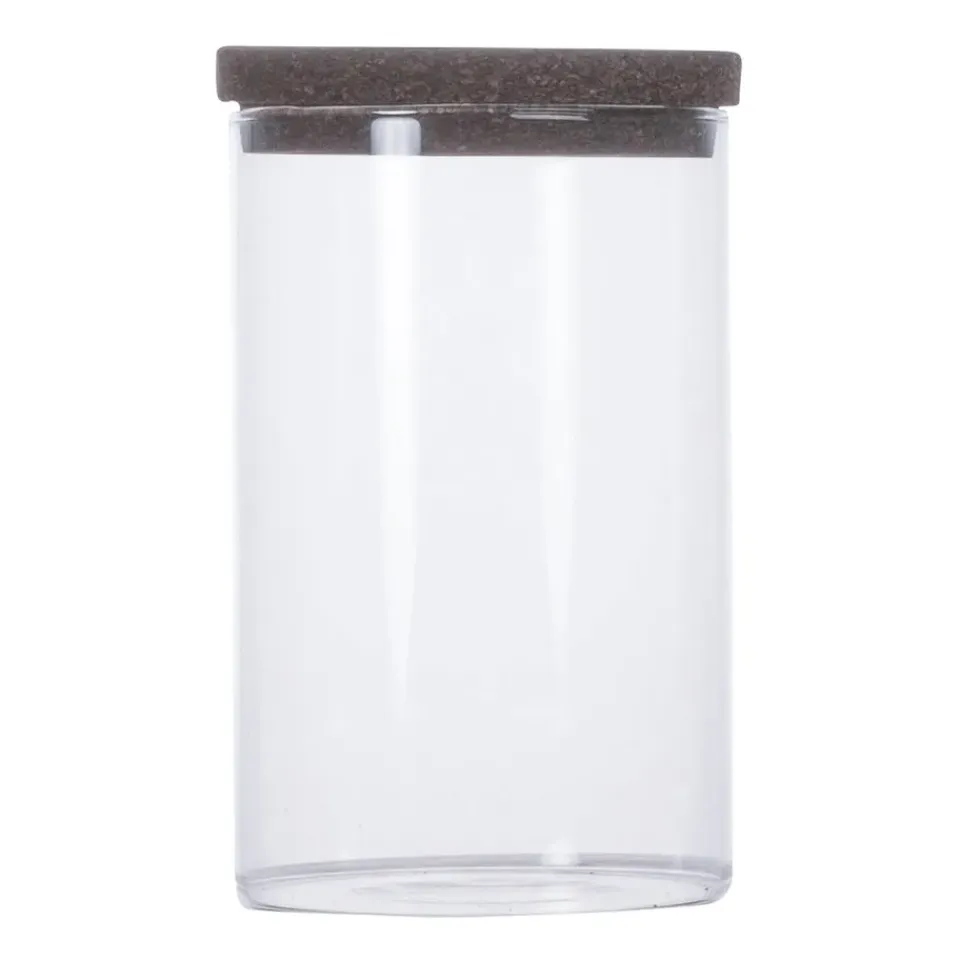 Boites & Bocaux<Sagaform Bocal de rangement avec couvercle en liège Nature, Transparent-marron foncé