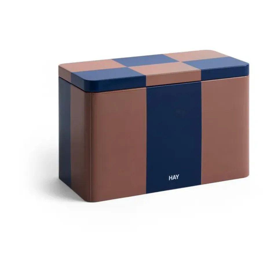 Boites & Bocaux<HAY Bocal Tin Container medium, Brown-midnight blue