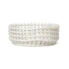 Bols Décoratifs<Ferm Living Bol tressé Ceramic, Off-white