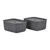 Paniers De Rangement<Zone Denmark Boîte de rangement Pulp 23x32 cm, lot de 2, Black