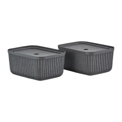 Paniers De Rangement<Zone Denmark Boîte de rangement Pulp 23x32 cm, lot de 2, Black