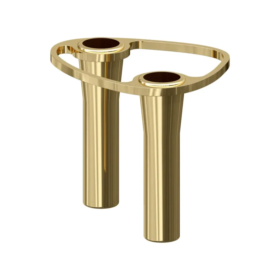 Bougeoirs<LIND DNA Bougeoir à combiner Lind Curve plaqué or 24K, Double