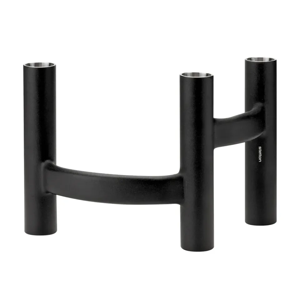 Bougeoirs<Stelton Bougeoir à trois bras Ora, Noir