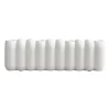 Bougeoirs<101 Copenhagen Bougeoir blanc Tube Bone, 11x35 cm
