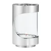 Photophores<Georg Jensen Bougeoir Chrome contours hurricane 12 cm, Acier inoxydable