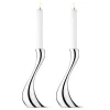 Bougeoirs<Georg Jensen Bougeoir Cobra, lot de 2, grand, 24 cm