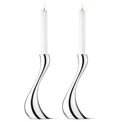 Bougeoirs<Georg Jensen Bougeoir Cobra, lot de 2, grand, 24 cm