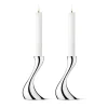 Bougeoirs<Georg Jensen Bougeoir Cobra, lot de 2, Petit, 16 cm