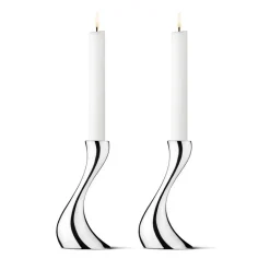 Bougeoirs<Georg Jensen Bougeoir Cobra, lot de 2, Petit, 16 cm