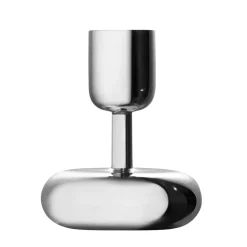 Bougeoirs<Iittala Bougeoir en acier inoxydable Nappula, petit 107 mm