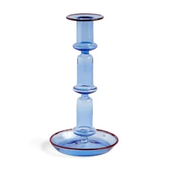 Bougeoirs<HAY Bougeoir Flare medium, Light blue-red