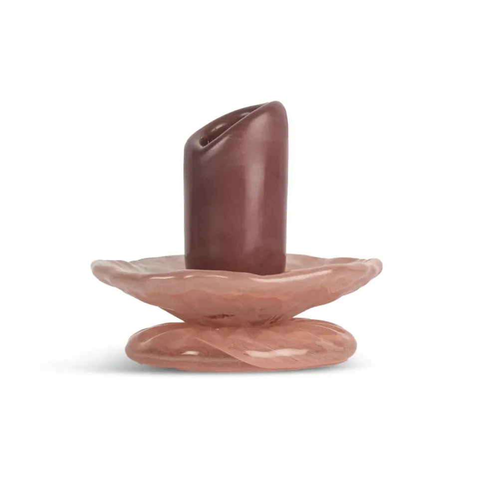 Bougeoirs<Byon Bougeoir Lara XS 9 cm, Bordeaux-rose