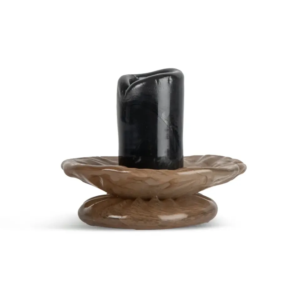 Bougeoirs<Byon Bougeoir Lara XS 9 cm, Noir-beige