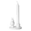 Bougeoirs<Pluto Design Bougeoir Moomin en céramique, Blanc