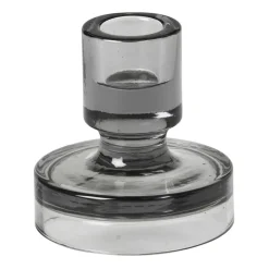 Bougeoirs<Broste Copenhagen Bougeoir Petra smoked pearl dark grey, 8 cm