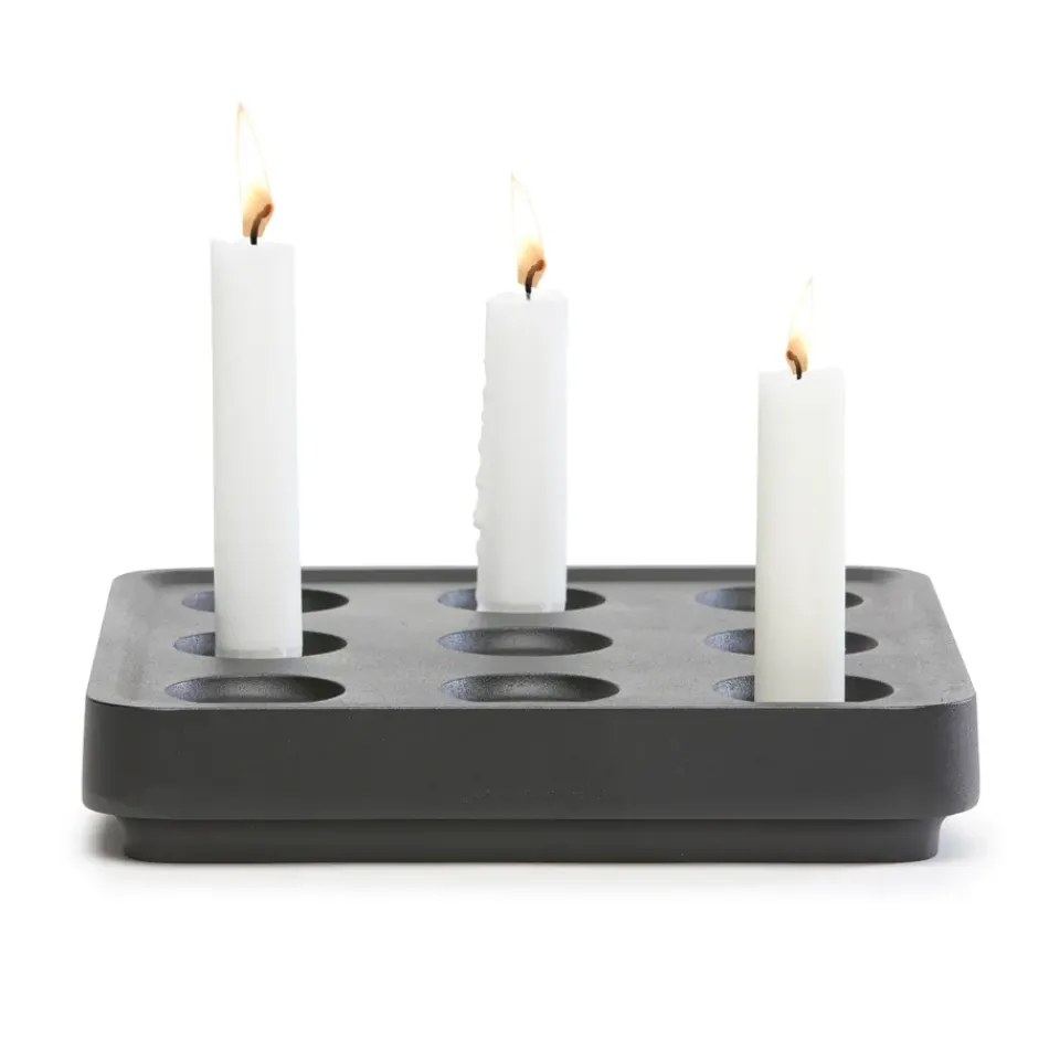 Bougeoirs<Born In Sweden Bougeoir Stumpastaken noir, petit