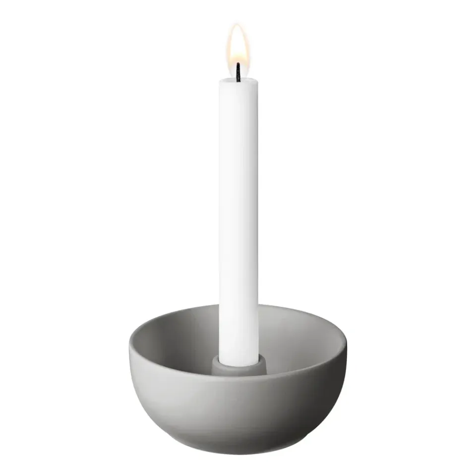 Bougeoirs<Scandi Living Bougeoir Valley Ø12 cm, Gris