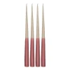 Bougies<Scandi Essentials Bougie antique Affinity bicolore 32 cm, lot de 4, Beige-rouge
