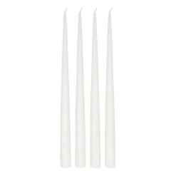 Bougies<Scandi Essentials Bougie antique Atmosphere 32 cm, lot de 4, Blanc