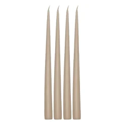 Bougies<Scandi Essentials Bougie antique Atmosphere 32 cm, lot de 4, Sable