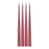 Bougies<Scandi Essentials Bougie antique Atmosphere 32 cm, lot de 4, Rouge foncé